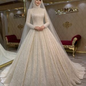 Eftalya Model Tesettür Gelinlik