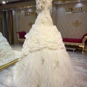 Işık Model Yarım Balık İndirimli Gelinlik