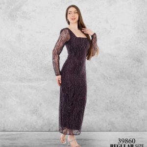 Jasmin Model Kalem Abiye Elbise